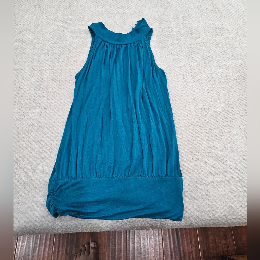 Cable & Gauge Turquoise Top